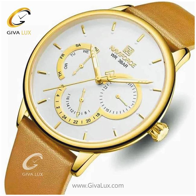 ساعت مچی اورجینال ناوی فورس سه موتوره فول تایم مدل NF3011M 842_3011 (4).jpg